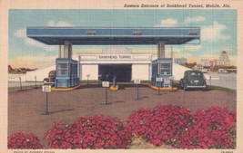 Mobile AL Alabama East Entrance to Bankhead Tunnel Postcard D56 - £6.28 GBP