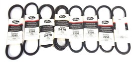 LOT OF 8 NEW GATES TRUFLEX V BELTS 4L250 4L285 4L470 4L280 - $65.00