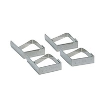 Kitchen Craft Stainless Steel Table Cloth Clips- card of four  - £7.53 GBP