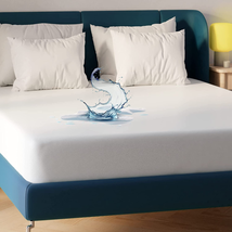 Waterproof Mattress Pad Matress Protector Cover Deep Pocket Noiseless Jersey New - £19.71 GBP+