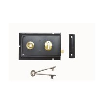 Yale Locks P334 Rim Lock Black Finish 156 x 104 mm Visi Pack  - $45.00