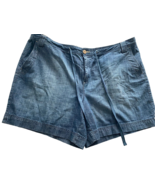 Natural Reflections Denim Flat Front Shorts Size 22W - $26.05 CAD