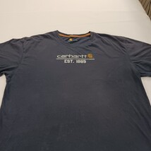 Carhartt K568 NVY Men's Blue Cotton T-Shirt Adult 2XL Graphic Tee Short Sleeve image 13