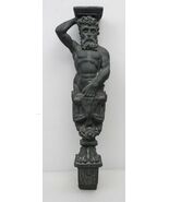 Carved Wood Wall-Mounted Neoclassical Man - $138.60