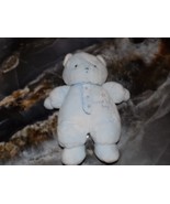 Carters Just One Year Blue Sweet Baby Boy Plush Teddy Bear Rattle - $14.97 CAD