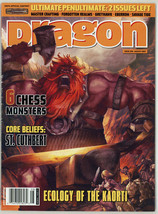 Dragon Magazine #358 Chris Stevens Cover Art Kaorti Ecology St Cuthbert AD&amp;D TSR - £11.59 GBP