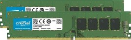 Crucial 16GB Kit 2x 8GB DDR4 3200 Mhz PC4-25600 Desktop Memory DIMM 288-pin - $73.99
