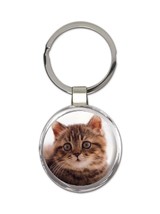 Cat : Gift Keychain Cute Kitten Pet Animal Feline Pets Lover Cat Mom Dad - £6.42 GBP