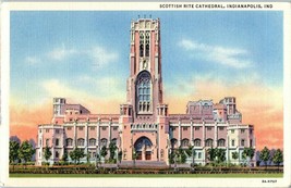 Scottish Rite Cathedral Indianapolis Indiana Postcard Posted 1909 - £8.77 GBP