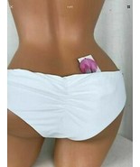 NWT Raisins Juniors&#39; Barbados Cheeky Bikini Bottoms, White, X-Large - £11.00 GBP