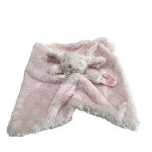 Blankets &amp; Beyond Pink Puppy Dog Security Blanket Nunu Lovey Pacifier Ho... - $18.36
