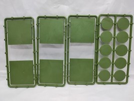 (16) Renedra Green Plastic 25mm Miniature Bases (6) Square (10) Circular - £11.35 GBP