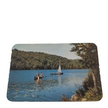 Postcard Tuscarora Boy Scout Camp Canoeing Sailing Windsor NY Chrome Unposted - £5.42 GBP