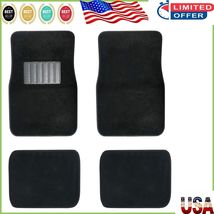 Universal 4-Pc Carpet Floor Mats Set with Vinyl Heel Pad for Cars, SUVs,... - $83.91 CAD
