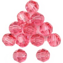 12 Rose Round Swarovski Crystal Beads 5000 4mm New - £7.28 GBP