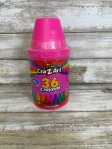 Cra-Z-Art Crayons 36 count Pink Container - $4.99