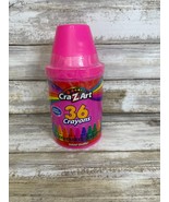 Cra-Z-Art Crayons 36 count Pink Container - $4.99