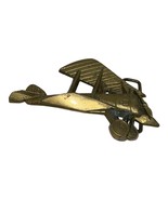 Airplane Aviation Baron Buckle Solid Brass Vintage Belt Buckle 1979 6122... - $21.04