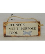 3&quot; x 7&quot; Decorative Humorous Wooden Sign Plaque Home Decor Redneck Multi ... - $13.47 CAD