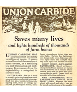 1925 Union Carbide Gas and Oil Advertisement Industrial Ephemera 8 x 5.25&quot; - $372.80 MXN