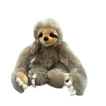 20&quot; Fiesta Stuffed Plush Cuddle Three Toed Sloth w/Hook &amp; Loop Hugging Arms - £12.72 GBP