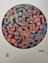 Keith HARING Signed - Round Monkey Jigsaw  - Certificate  - £47.15 GBP