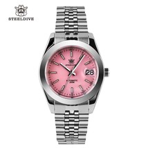 Steeldive Watch Vintage 39mm Explore Automatic Watch NH35 Movement Stainless Ste - £259.45 GBP