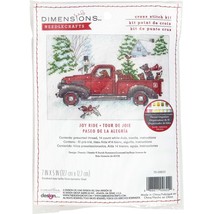 Dimensions Counted Cross Stitch Kit 7 X5 Joy Ride 14 Count Pack of 1 - $40.49