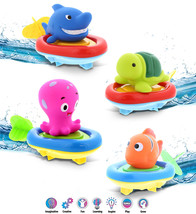 Sea Life Boat Racers Bundle Set Of 4 - 3-In-1 Water Racing Bath Toy - $73.99