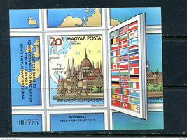 Hungary 1983 Souvenir Sheet Imperf MNH  Budapest Parliament 14639 - £11.85 GBP