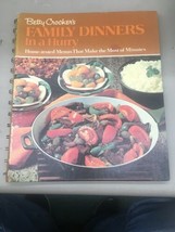 Vintage Spiral Cookbook Betty Crocker Family Dinners In A Hurry First Printing - £31.28 GBP