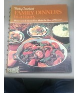 Vintage Spiral Cookbook Betty Crocker Family Dinners In A Hurry First Pr... - €34,56 EUR