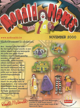 McDonald&#39;s - November 2000 - Ronald News - Belgium - $2.50