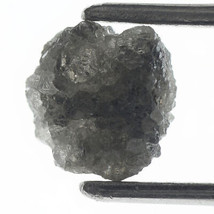 Raw 7.82x7.23x3.04MM 1.35 Carat Natural Loose Grey Rough Diamond - £27.79 GBP