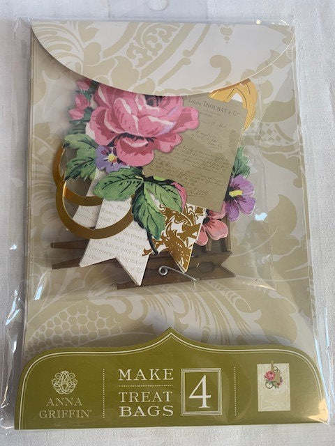 Anna Griffin Make Treat Bags Favor Candy Embellishments Tags - New - $9.00