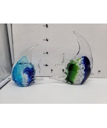 Dynasty Gallery  Hand Fused Vinci Angel Fish Glass figurine Glass Art - $44.75 CAD