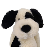Jellycat Plush Puppy Dog Black Eye Stuffed Animal Floppy Ears Toy Cream White 3+ - $17.00