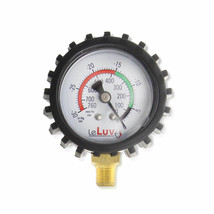 1/8 Inch NPT Precise Vacuum Gauge with Protective Cover LeLuv MAXI/ULTIM... - £15.56 GBP