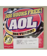 AOL Vintage Internet Installation CD 1999 Free 500 Hours Dial Up Interne... - £7.18 GBP