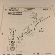 1985 Weed Eater Model 1400 Line Trimmer Parts List 66427 - $14.99