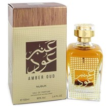 Amber Oud EDP Imported (100ml) Perfume Pure Spray (Unisex) By Nusuk - £52.12 GBP