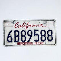  California Sesquicentennial - 150 Years Passenger License Plate 6B89588 - £14.78 GBP