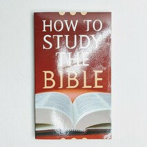 How to Study the Bible Study Paperback Religion Instruction Book by Robe... - €3,38 EUR