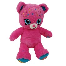 Shopkins D&#39;Lish Donut Build A Bear Plush Pink Stuffed Animal Hearts Sprinkles - £11.63 GBP