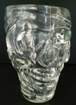 Luminarc Skull Pirate Clear Glass Large 30 Oz Mug Halloween Mug NWT - £16.11 GBP