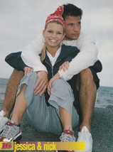 Nick Lachey Jessica Simpson Nick Carter 98 Degrees teen magazine pinup clipping - £7.84 GBP