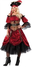 InCharacter Costumes, LLC Women&#39;s Swashbucklin Scarlet Pirate Costume, Red, Smal - £264.88 GBP