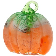 Oval Sherbert Glass Pumpkin Hand Blown - £45.38 GBP