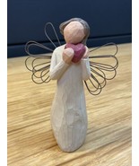 Demdaco Willow Tree Angel of the Heart Figurine Knick Knack KG JD - £19.83 GBP