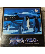 CIB MB Milton Bradley Schimmel 750 pc. Puzzle The Nurturers Penguins, CO... - £10.94 GBP